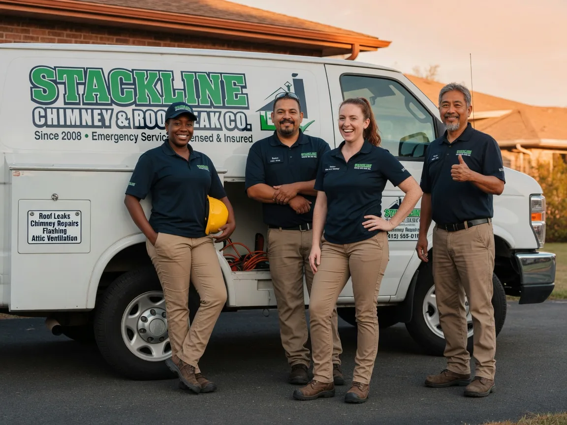 Chimney flashing repair company in Sterling, CT